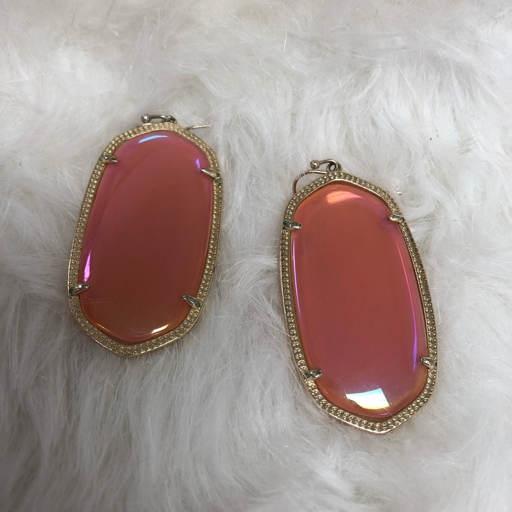 RARE Kendra Scott Iridescent Tangerine Danielle’s